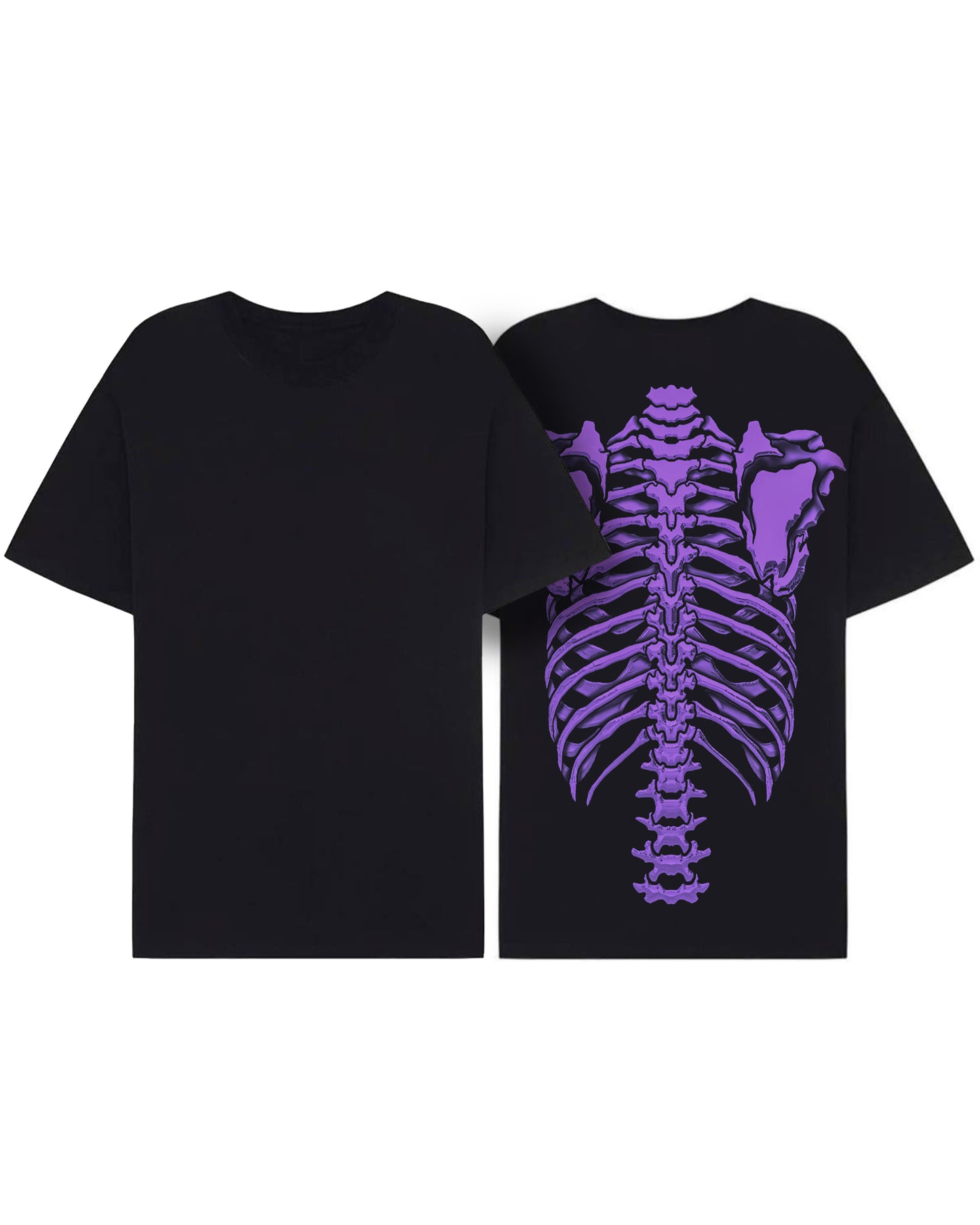 SKELETON PURPLE T-SHIRT