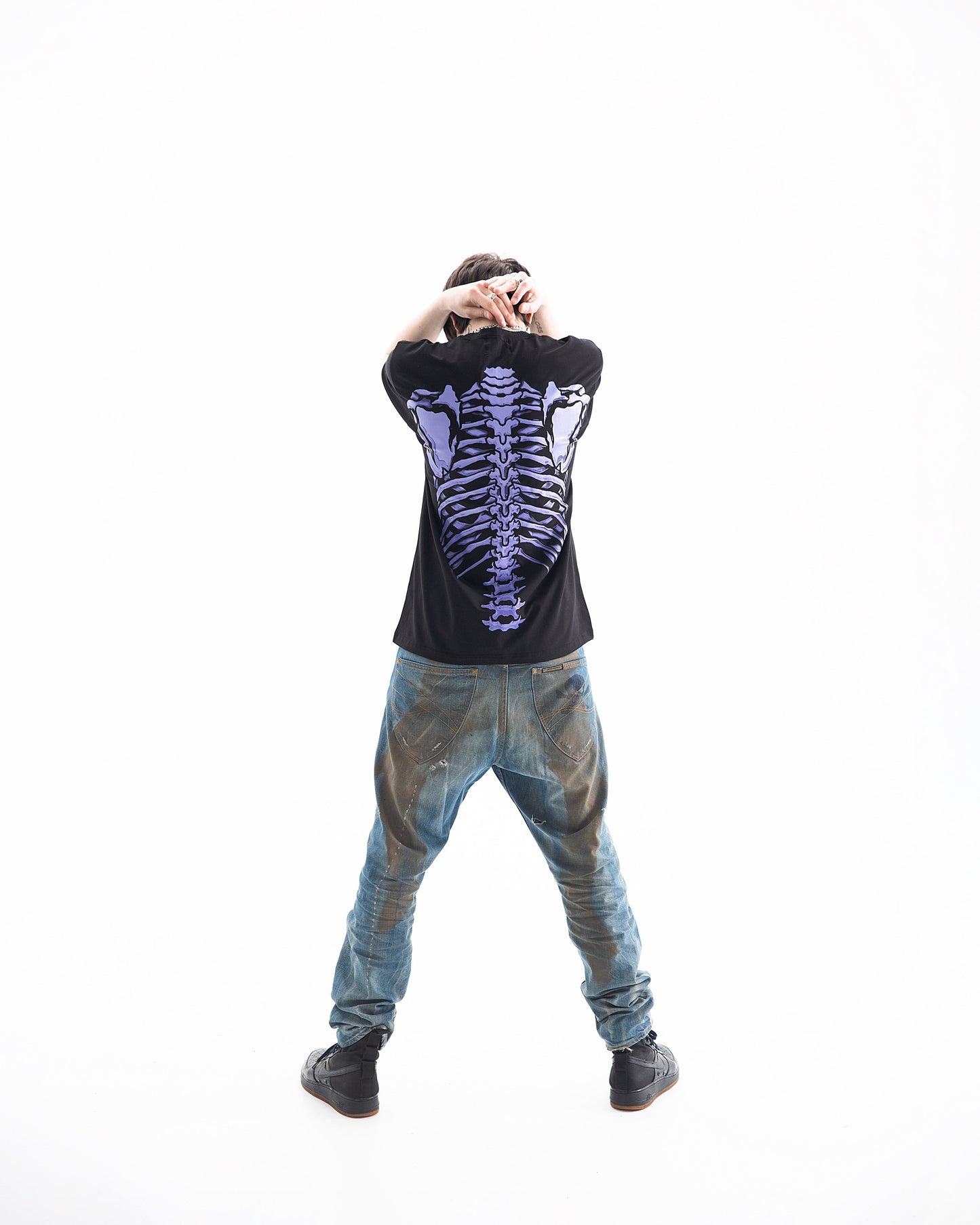 SKELETON PURPLE T-SHIRT