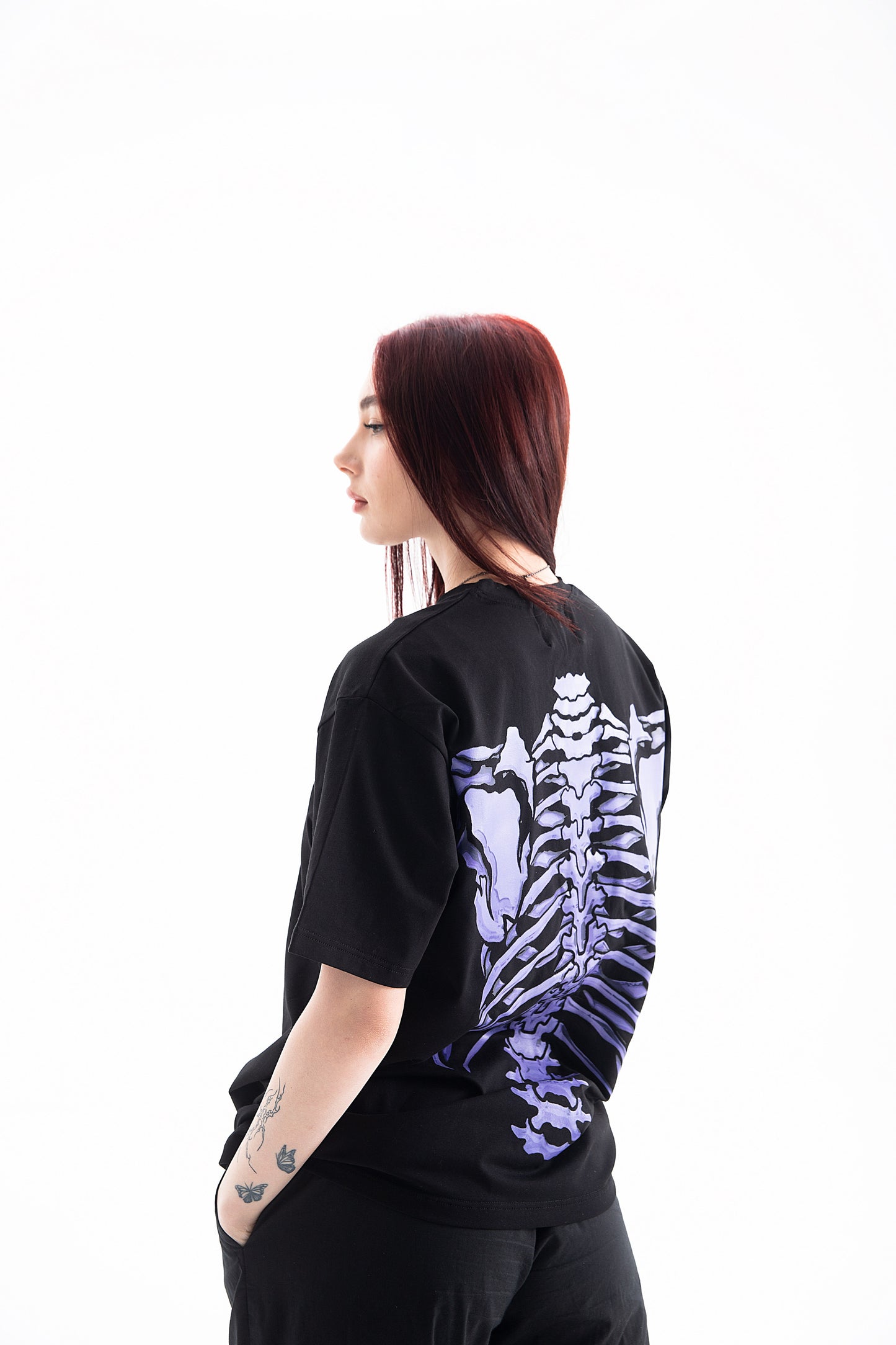 SKELETON PURPLE T-SHIRT