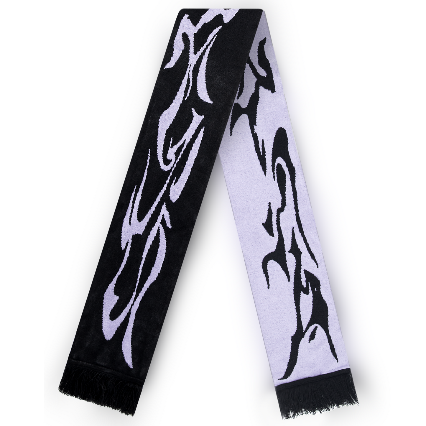 DISIDERS BLACK AND PURPLE SCARF