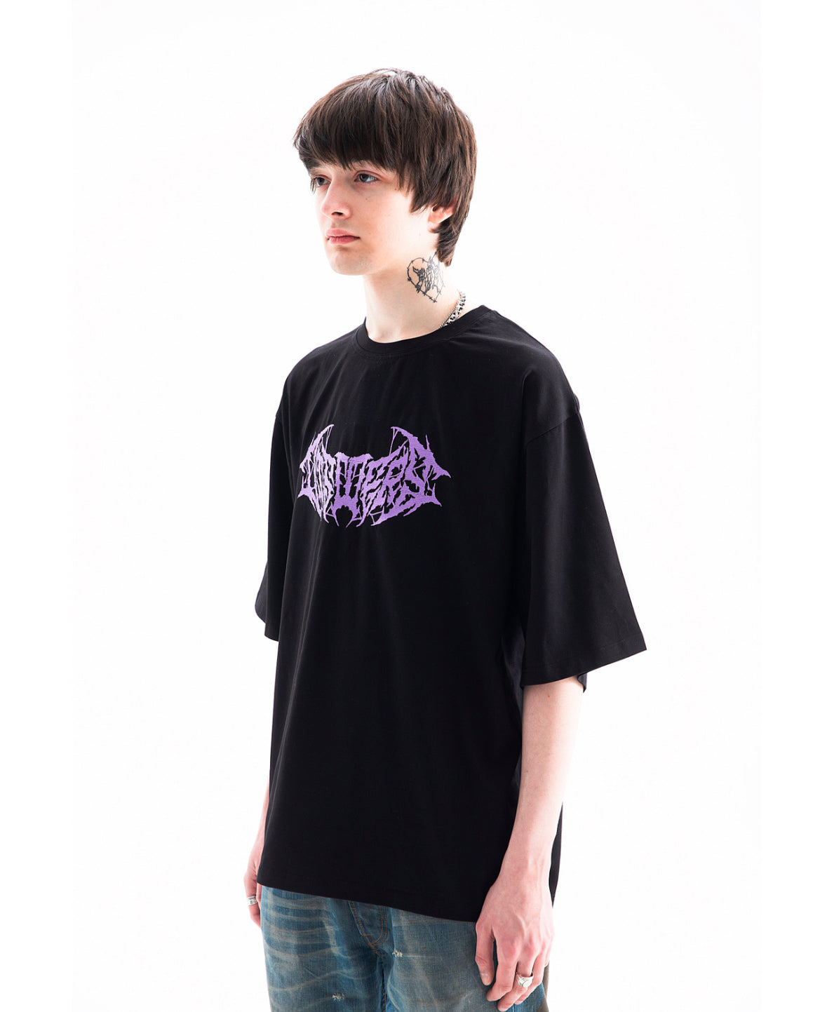 PURPLE LOGO T-SHIRT
