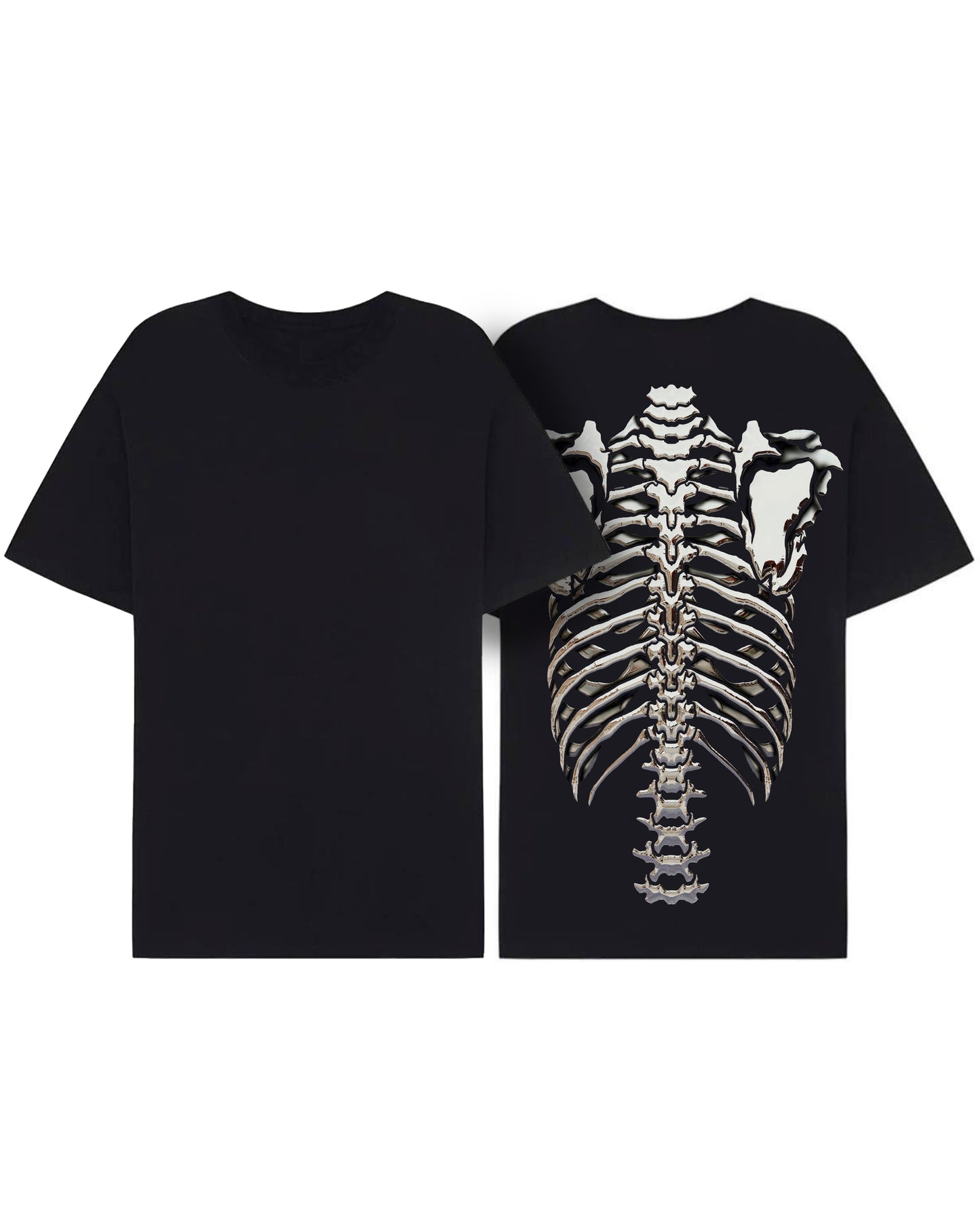 SKELETON WHITE T-SHIRT