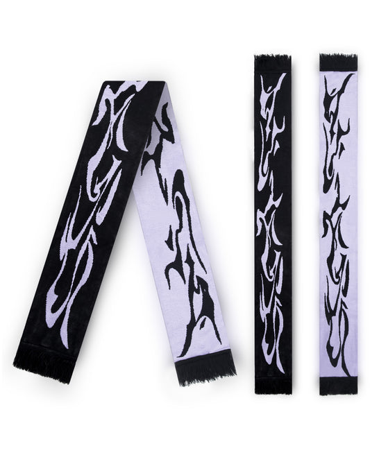 DISIDERS BLACK AND PURPLE SCARF